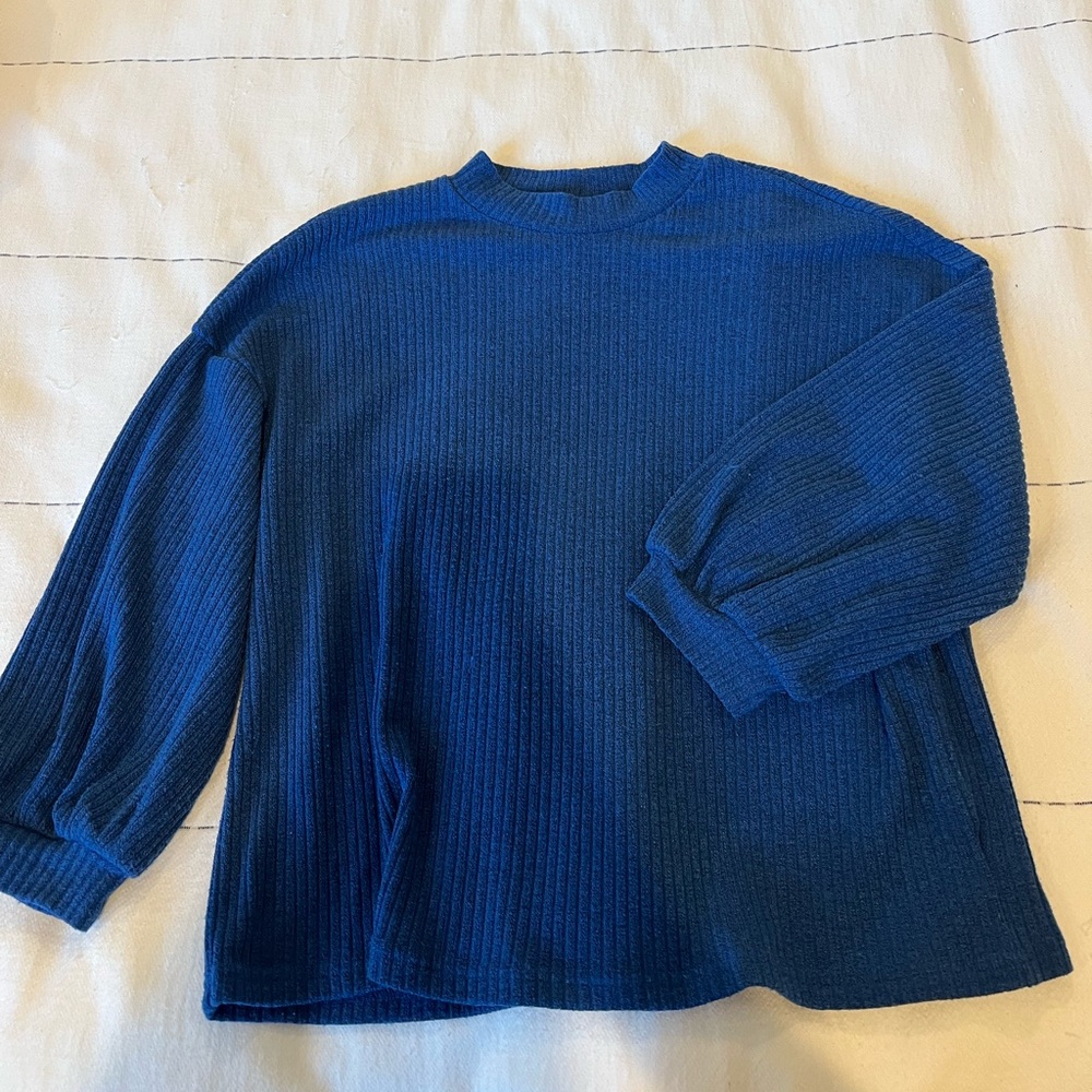 Blue sweatshirt